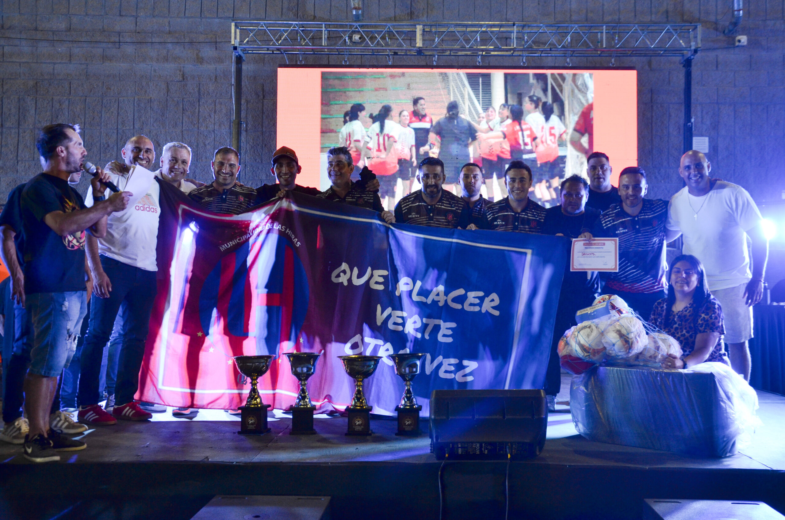 Las Heras celebró el deporte social y federado con una gran cena en el Estadio Vicente Polimeni